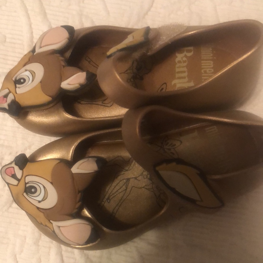 Girls mini Melissa rare fall Bambi Character Shoes